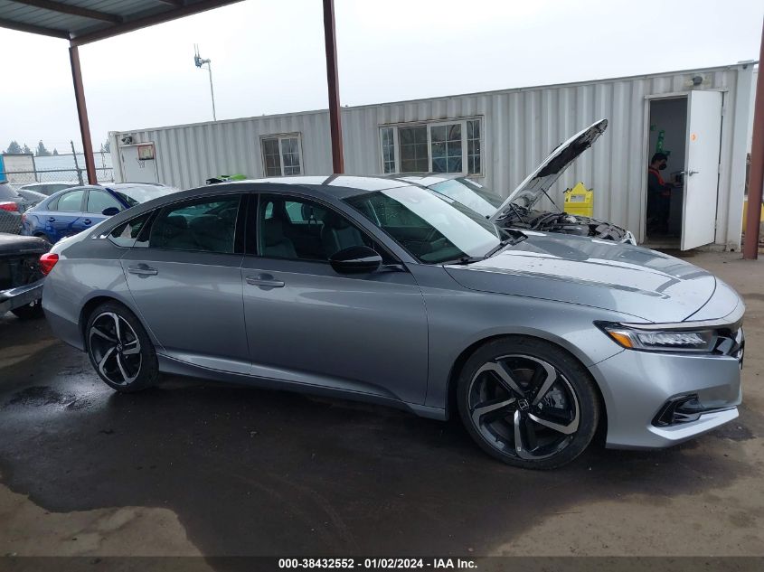 2022 HONDA ACCORD SPORT - 1HGCV1F36NA038258