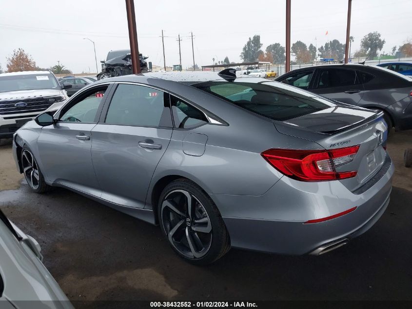 2022 HONDA ACCORD SPORT - 1HGCV1F36NA038258