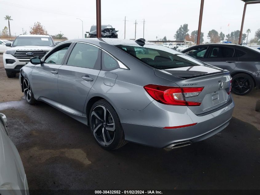 2022 HONDA ACCORD SPORT - 1HGCV1F36NA038258