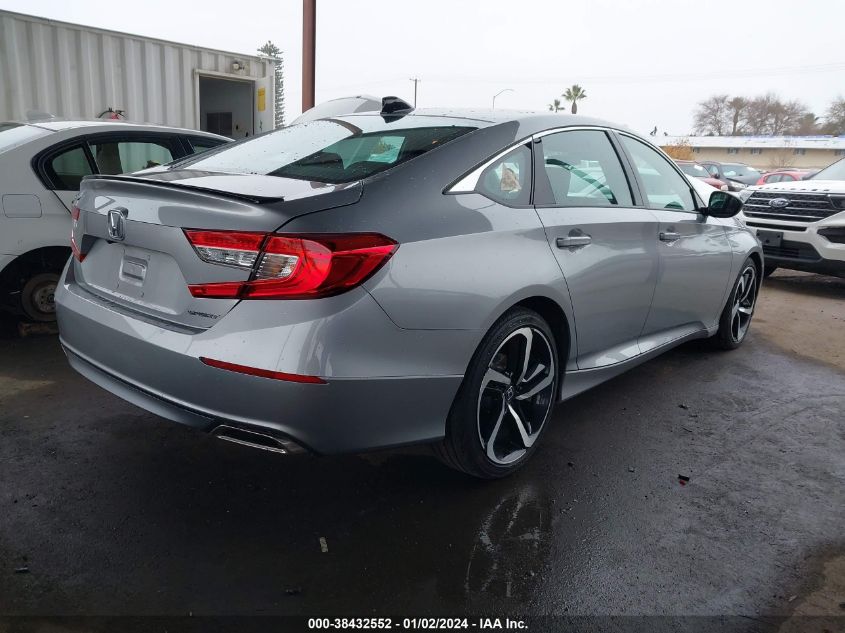 2022 HONDA ACCORD SPORT - 1HGCV1F36NA038258