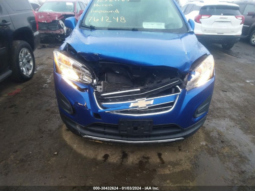 2016 CHEVROLET TRAX 1LT - KL7CJLSB6GB761248