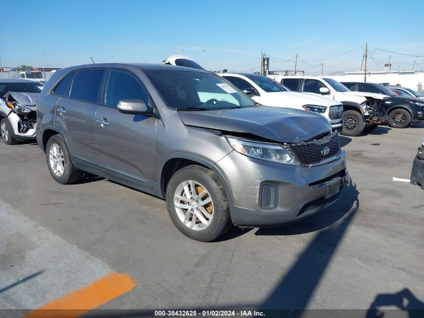 2015 KIA SORENTO LX - 5XYKT3A60FG661616