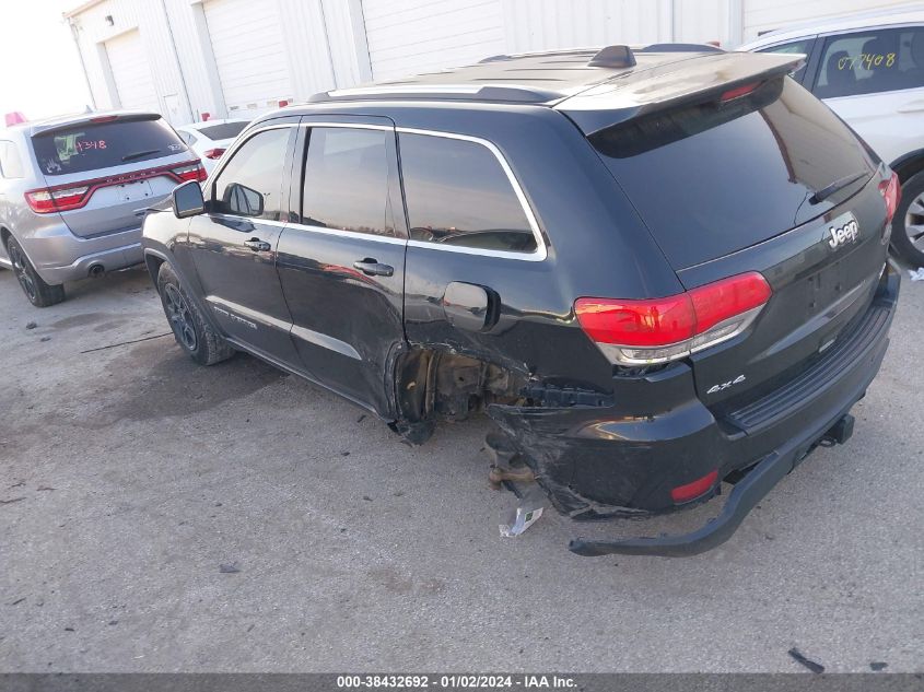 2017 JEEP GRAND CHEROKEE LAREDO - 1C4RJFAG1HC845050