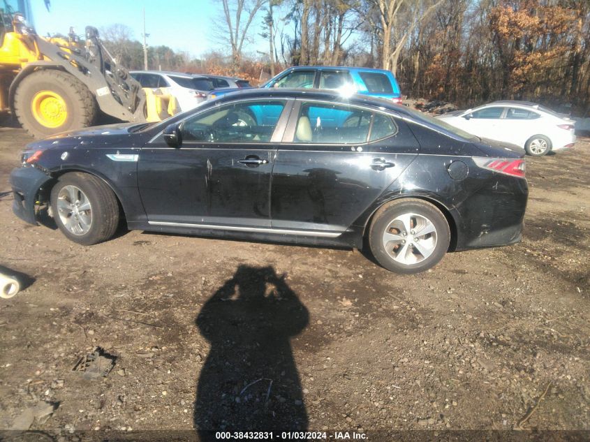 2014 KIA OPTIMA HYBRID LX - KNAGM4AD9E5073595
