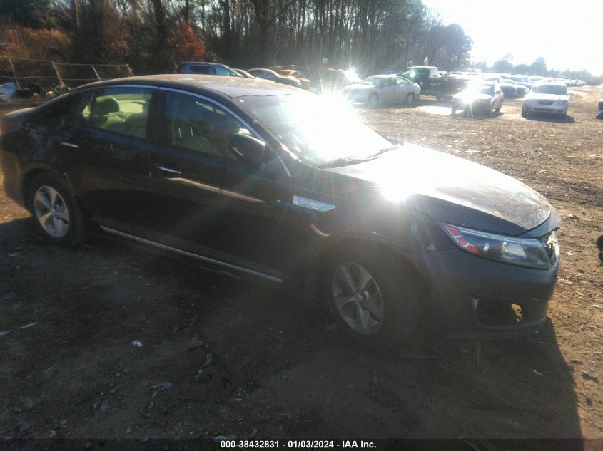 2014 KIA OPTIMA HYBRID LX - KNAGM4AD9E5073595