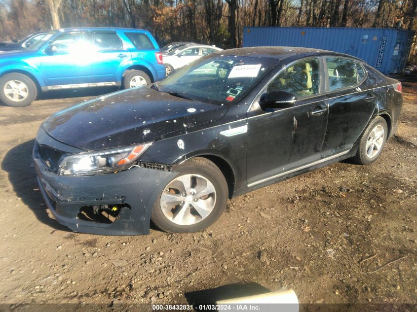 2014 KIA OPTIMA HYBRID LX - KNAGM4AD9E5073595