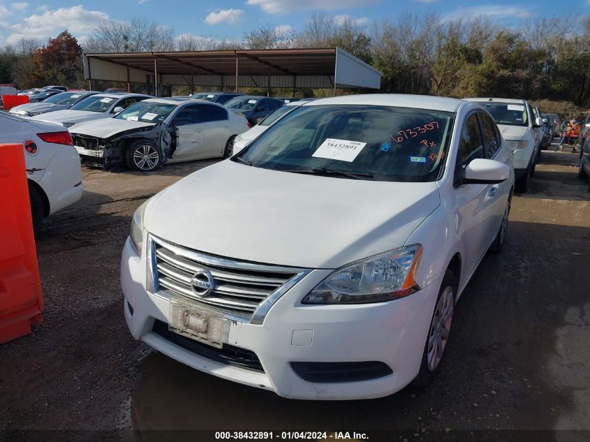 2015 NISSAN SENTRA S/SV/SR/SL - 3N1AB7AP0FL673307