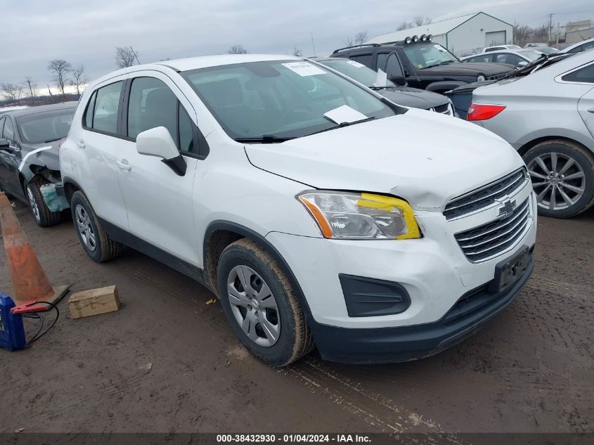 2015 CHEVROLET TRAX 1LS - KL7CJKSB9FB109183