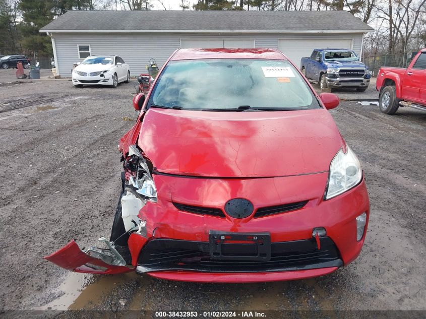 2013 TOYOTA PRIUS - JTDKN3D40D1725459