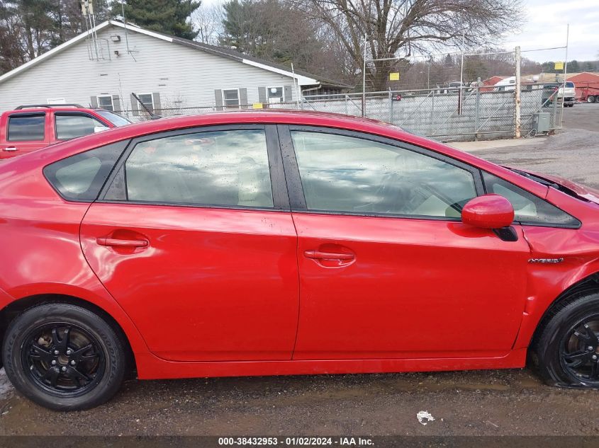 2013 TOYOTA PRIUS - JTDKN3D40D1725459