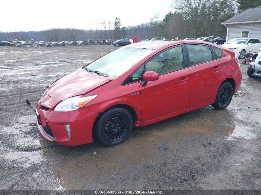 2013 TOYOTA PRIUS - JTDKN3D40D1725459