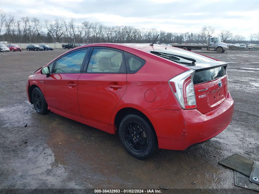 2013 TOYOTA PRIUS - JTDKN3D40D1725459