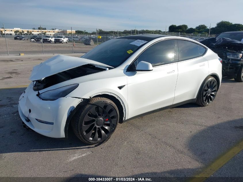 2023 TESLA MODEL Y - 7SAYGDEF4PF801368