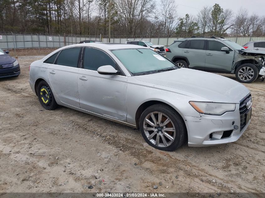 2013 AUDI A6 PREMIUM PLUS - WAUDFAFC2DN063324