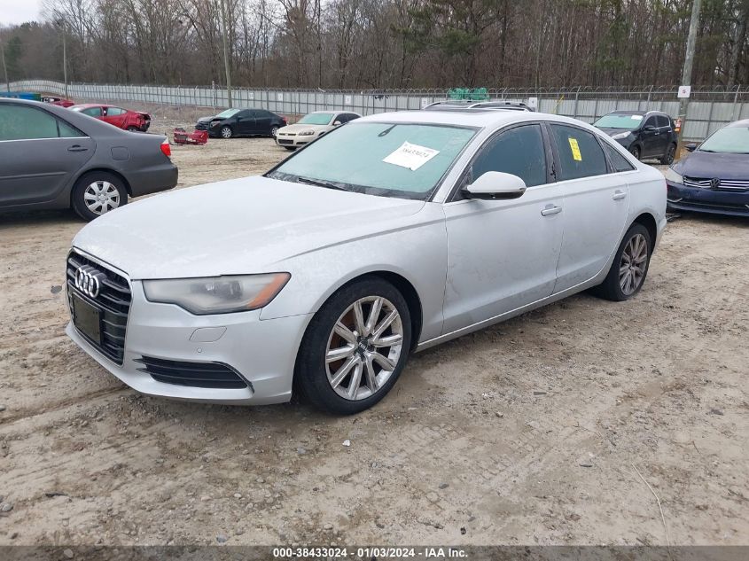 2013 AUDI A6 PREMIUM PLUS - WAUDFAFC2DN063324