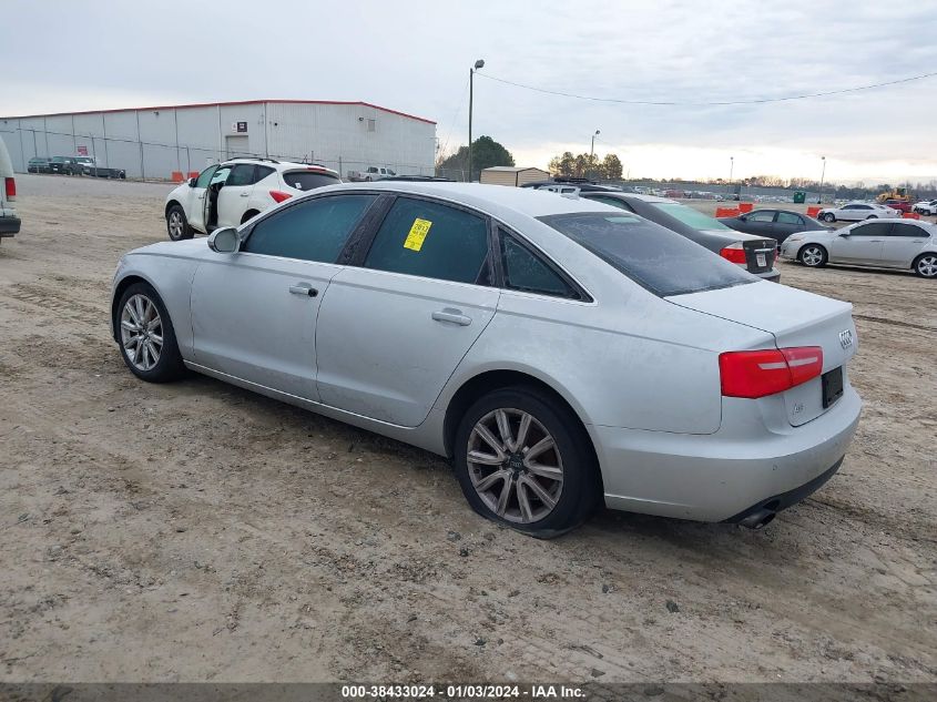 2013 AUDI A6 PREMIUM PLUS - WAUDFAFC2DN063324