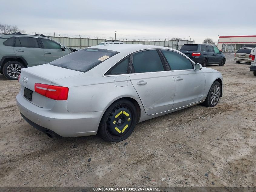 2013 AUDI A6 PREMIUM PLUS - WAUDFAFC2DN063324