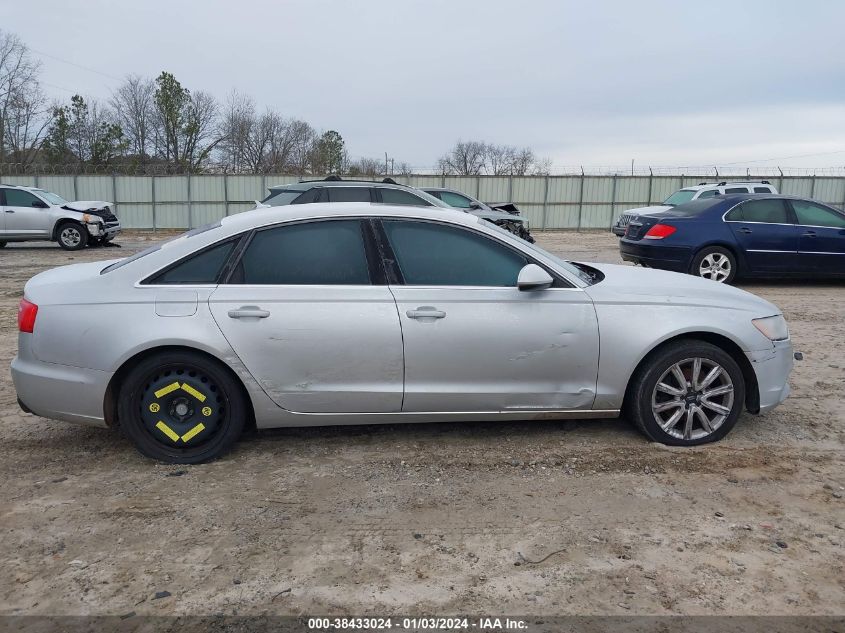 2013 AUDI A6 PREMIUM PLUS - WAUDFAFC2DN063324