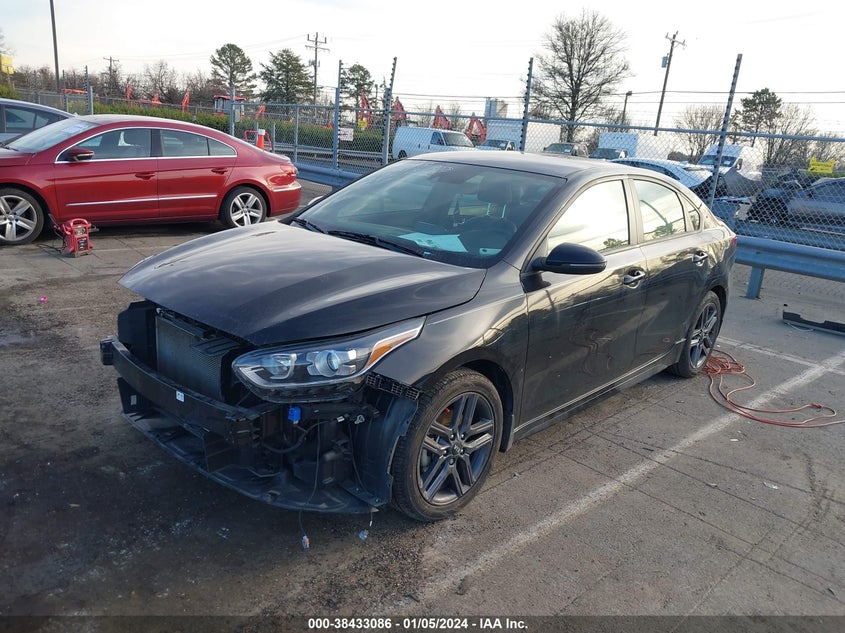 VIN 3KPF34AD4ME322485 2021 KIA FORTE GT-LINE