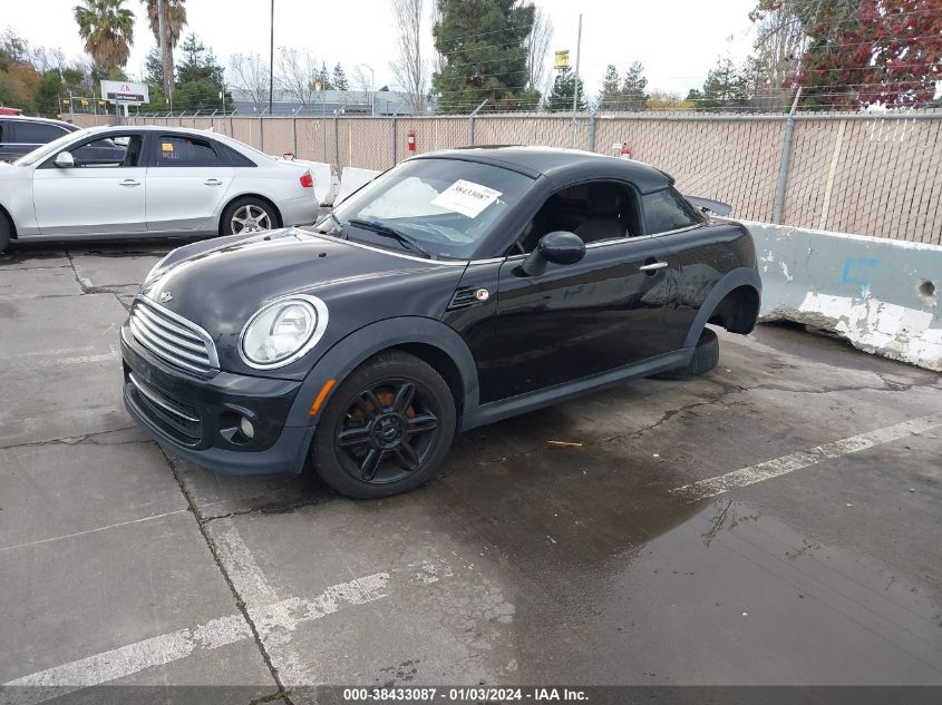 2013 MINI COUPE COOPER - WMWSX1C52DT507601