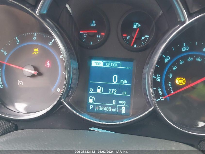 2013 CHEVROLET CRUZE 2LT AUTO - 1G1PE5SB7D7160362