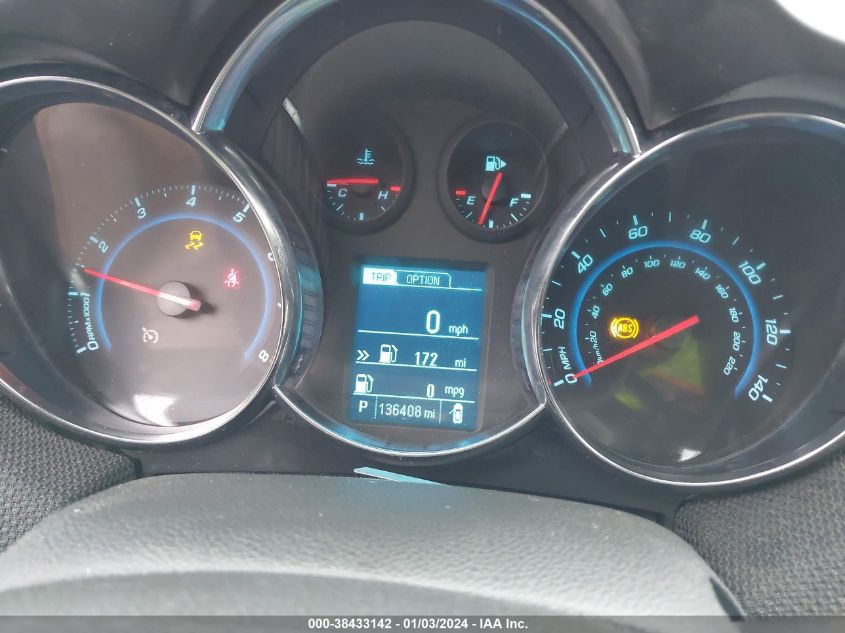2013 CHEVROLET CRUZE 2LT AUTO - 1G1PE5SB7D7160362