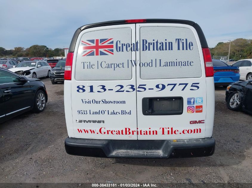 2020 GMC SAVANA CARGO RWD 2500 REGULAR WHEELBASE WORK VAN 1GTW7AFP9L1276997
