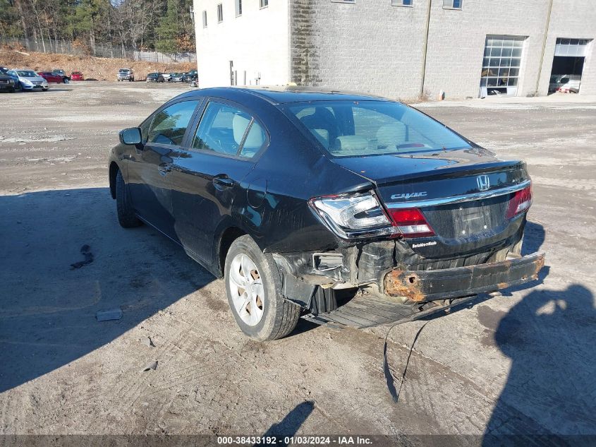 2014 HONDA CIVIC LX - 2HGFB2F57EH544695