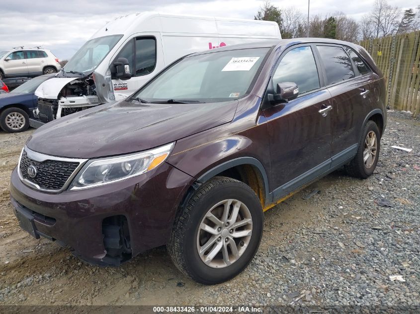 2014 KIA SORENTO LX - 5XYKT3A66EG528521