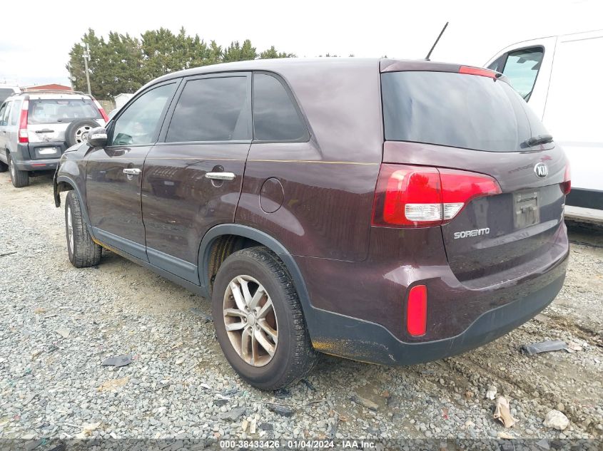 2014 KIA SORENTO LX - 5XYKT3A66EG528521