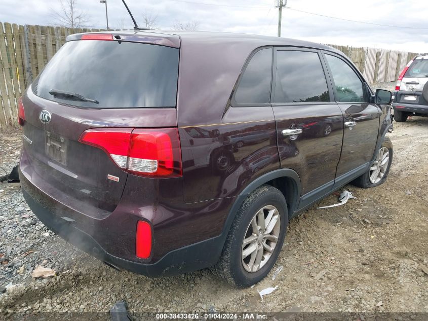 2014 KIA SORENTO LX - 5XYKT3A66EG528521