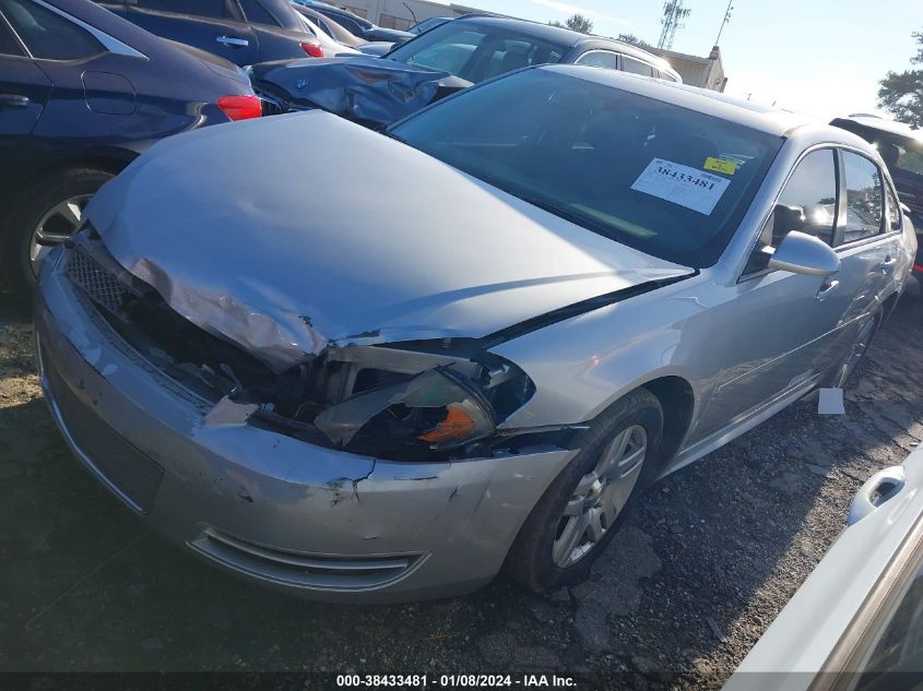2013 CHEVROLET IMPALA LT - 2G1WG5E38D1192115