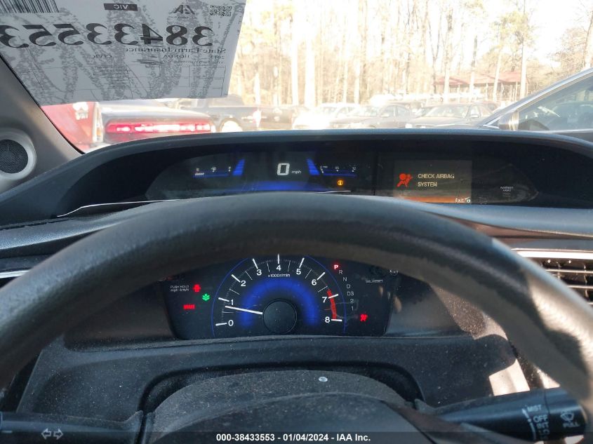 2013 HONDA CIVIC LX - 2HGFG3B58DH502600