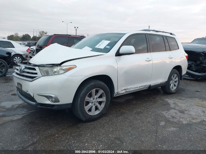 2013 TOYOTA HIGHLANDER PLUS/SE - 5TDZK3EH2DF103456