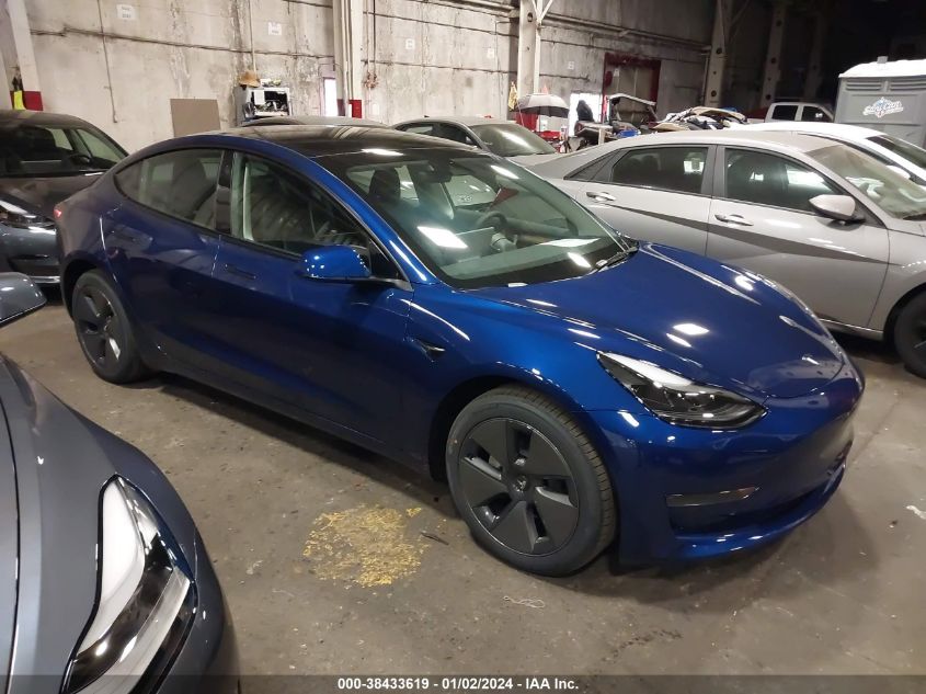 2023 TESLA MODEL 3 - 5YJ3E1EA6PF709601