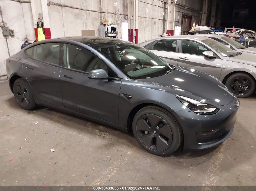 2023 TESLA MODEL 3 REAR-WHEEL DRIVE - 5YJ3E1EA0PF709707