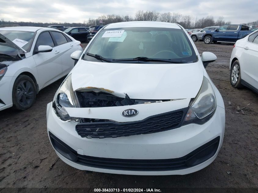 2014 KIA RIO LX - KNADM4A33E6395301