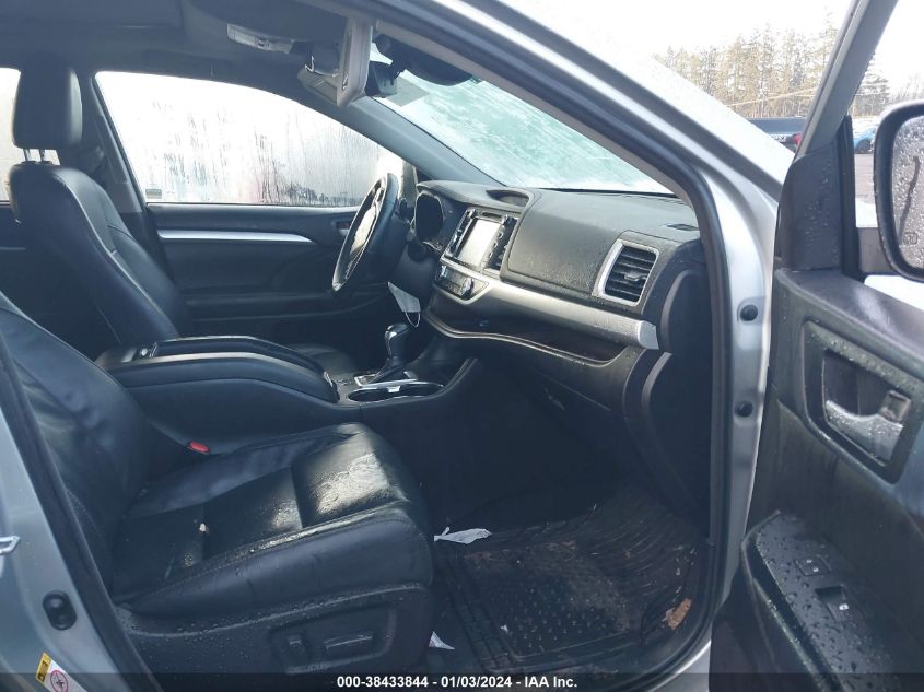 2018 TOYOTA HIGHLANDER HYBRID XLE 5TDJGRFH6JS048960