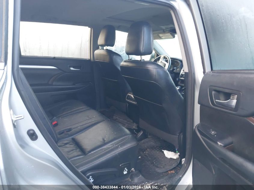 2018 TOYOTA HIGHLANDER HYBRID XLE 5TDJGRFH6JS048960