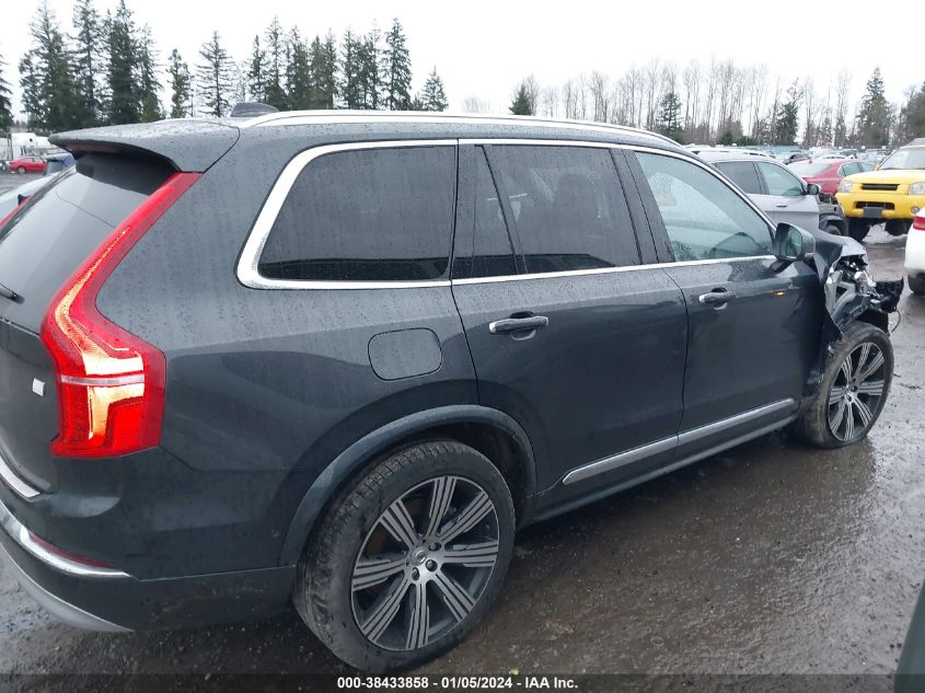 2022 VOLVO XC90 RECHARGE PLUG-IN HYBRID T8 INSCRIPTION 7 PASSENGER YV4BR0CL9N1778865