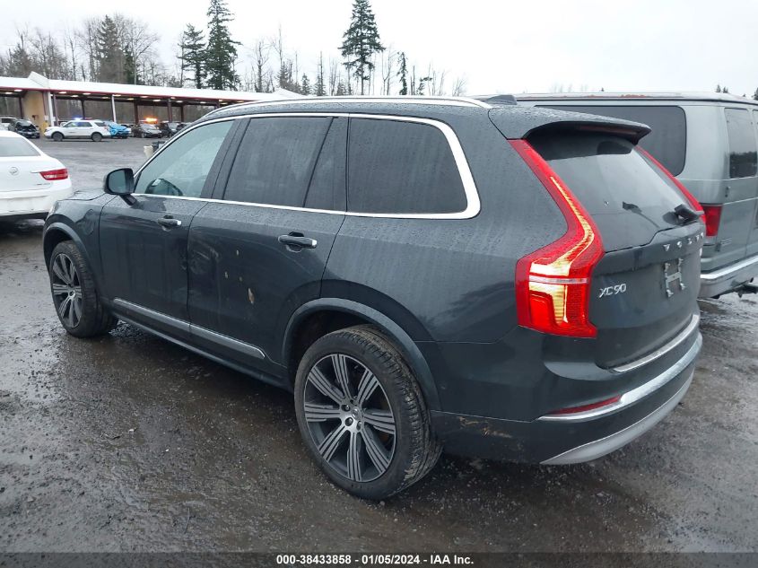 2022 VOLVO XC90 RECHARGE PLUG-IN HYBRID T8 INSCRIPTION 7 PASSENGER YV4BR0CL9N1778865