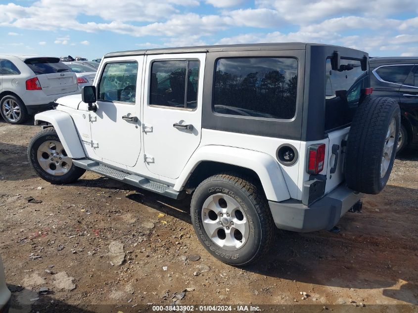 2014 JEEP WRANGLER UNLIMITED SAHARA - 1C4BJWEG4EL141075