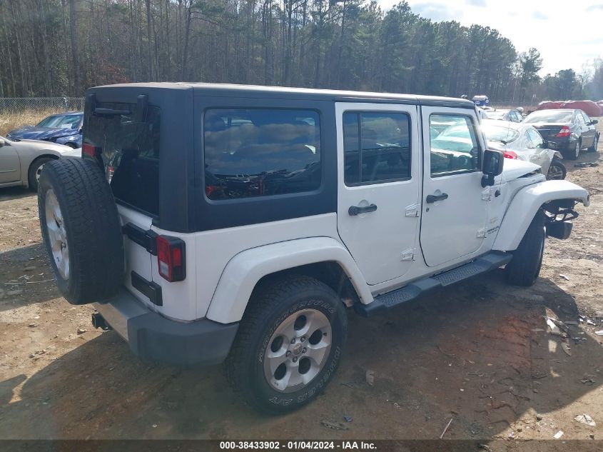2014 JEEP WRANGLER UNLIMITED SAHARA - 1C4BJWEG4EL141075