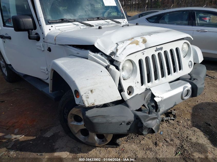 2014 JEEP WRANGLER UNLIMITED SAHARA - 1C4BJWEG4EL141075