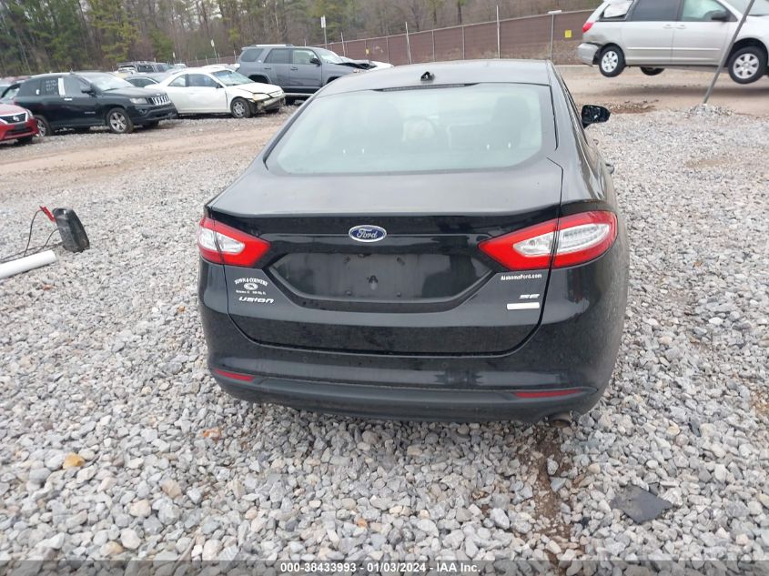 2016 FORD FUSION SE - 3FA6P0HD2GR394016