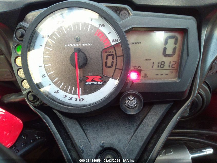 2009 SUZUKI GSX-R600 - JS1GN7EA392101300