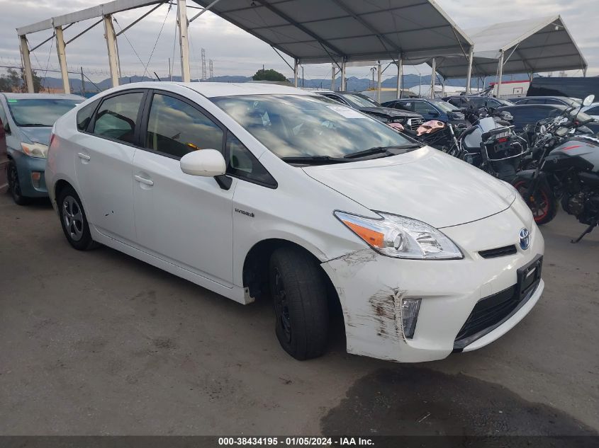 2014 TOYOTA PRIUS THREE - JTDKN3DU3E1747750