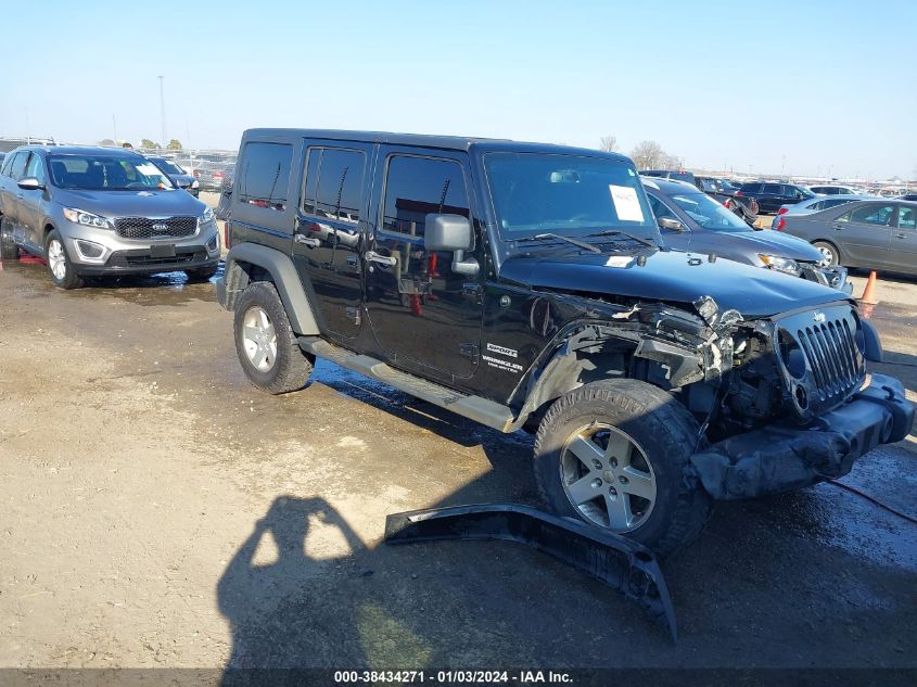 2014 JEEP WRANGLER UNLIMITED SPORT - 1C4HJWDG4EL208608