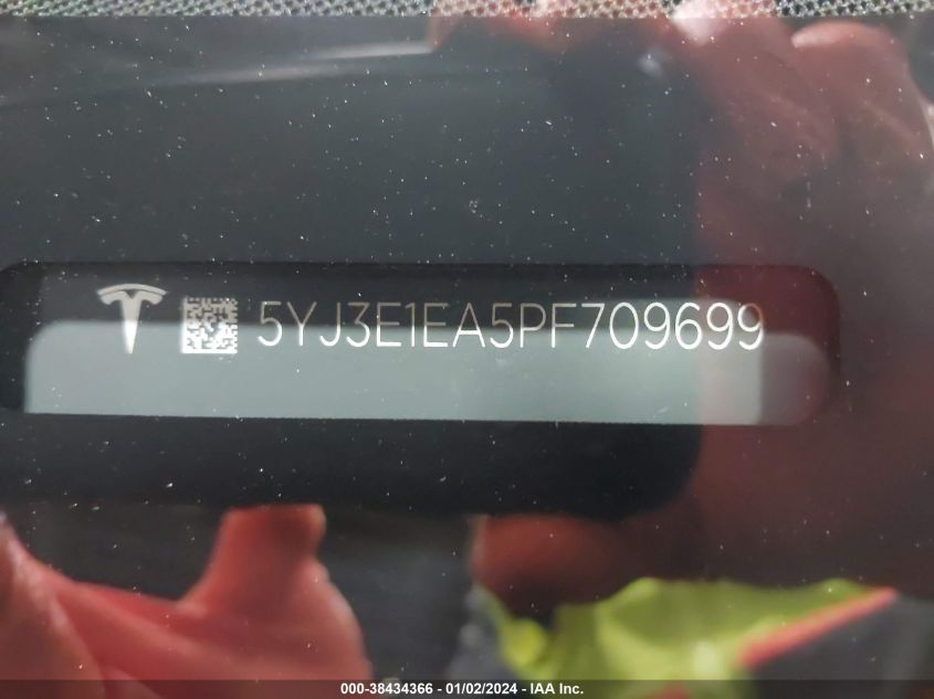 2023 TESLA MODEL 3 - 5YJ3E1EA5PF709699