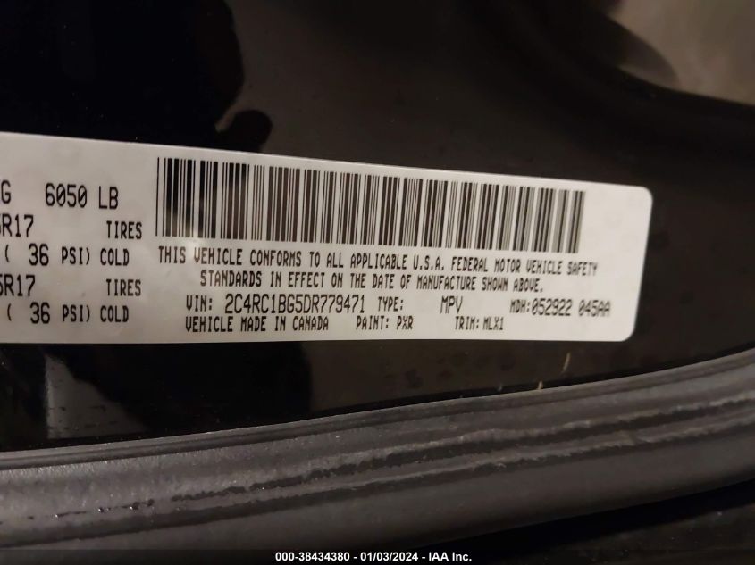 2013 CHRYSLER TOWN & COUNTRY TOURING - 2C4RC1BG5DR779471